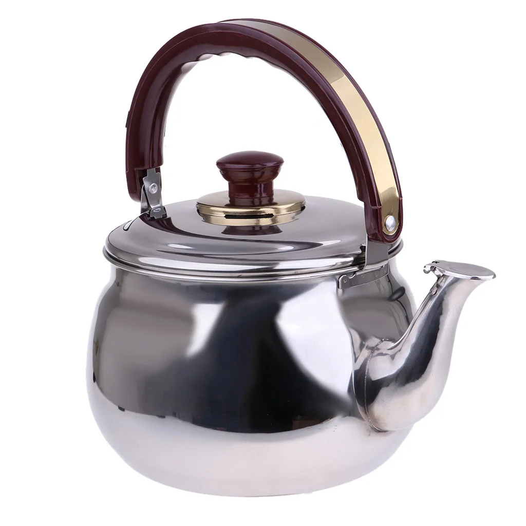 Outdoor Camping Stainless Steel Tea Kettle Coffee Water Pot Bucket Jug 22 / 24/ 26cm
