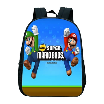 

Super Mario Bro Mini Book Mochilas Boys Girls Primary School Rucksack Beautiful Kids Cute Kawaii Kindergarten Backpack