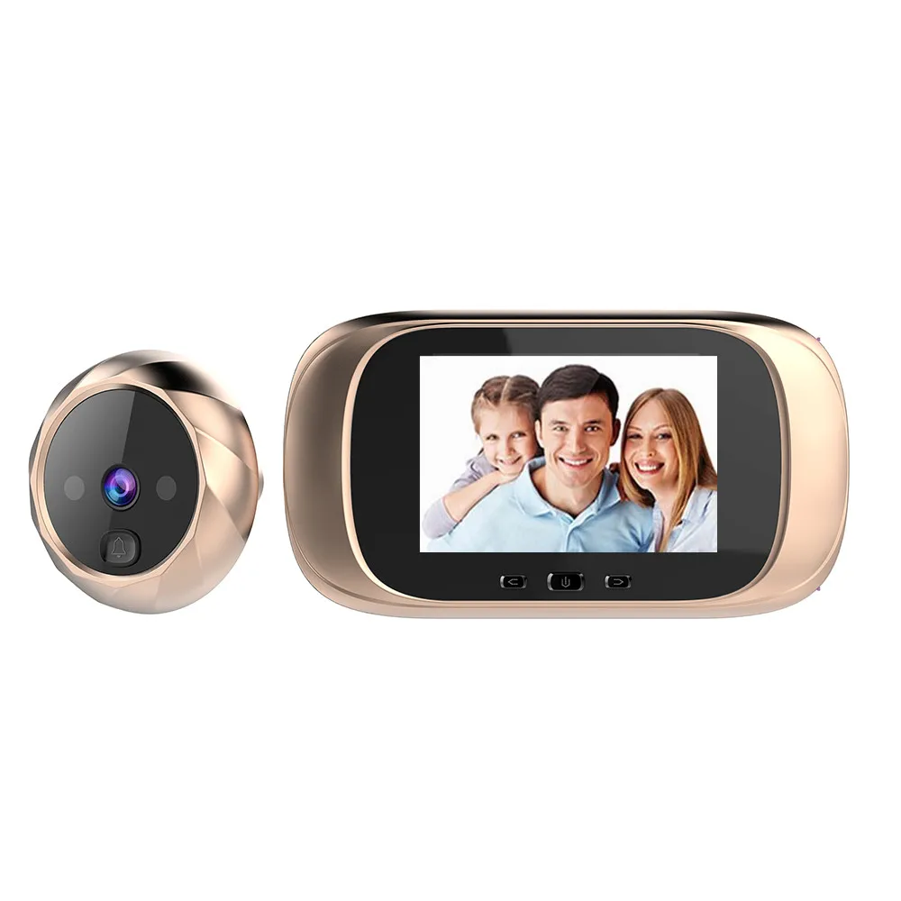 

2.8" Smart Doorbell Camera Digital Peephole Door Bell Intercom Viewer Video-Eye Built-in Memory Electronic Night Vision Deurbel
