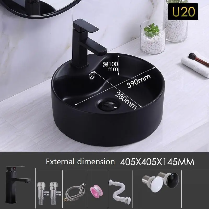 Version S Wastafel Waschtisch миска Lavandino Bacia De Lavagem Bassin Lavatorio Vanity Da Appoggio раковина для ванной Lavabo умывальник - Цвет: Version S