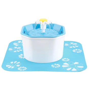 

Professional Electric Fountain Pet Water Dispenser With Pad Cat Dog Useful Lightweight Large Capacity Ultra Quiet Feeder Safe