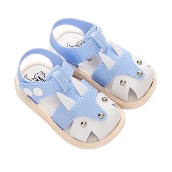 

Toddler Heel Boy Sandal Baby Cute Kids Soft Bottom PVC Buckle 1-3 Children Girl 2020 Year Summer New Non-slip Outdoor Kid Shoe