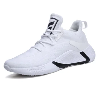 

High Quality Men Shoes Breathable Lightweight Lace-up Comfortable Mens Casual Shoes Mesh Men Sneakers Non-slip Calzado Fashion