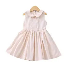 Новое летнее платье для девочек, милые детские платья-майки, Модное детское платье принцессы, детская одежда