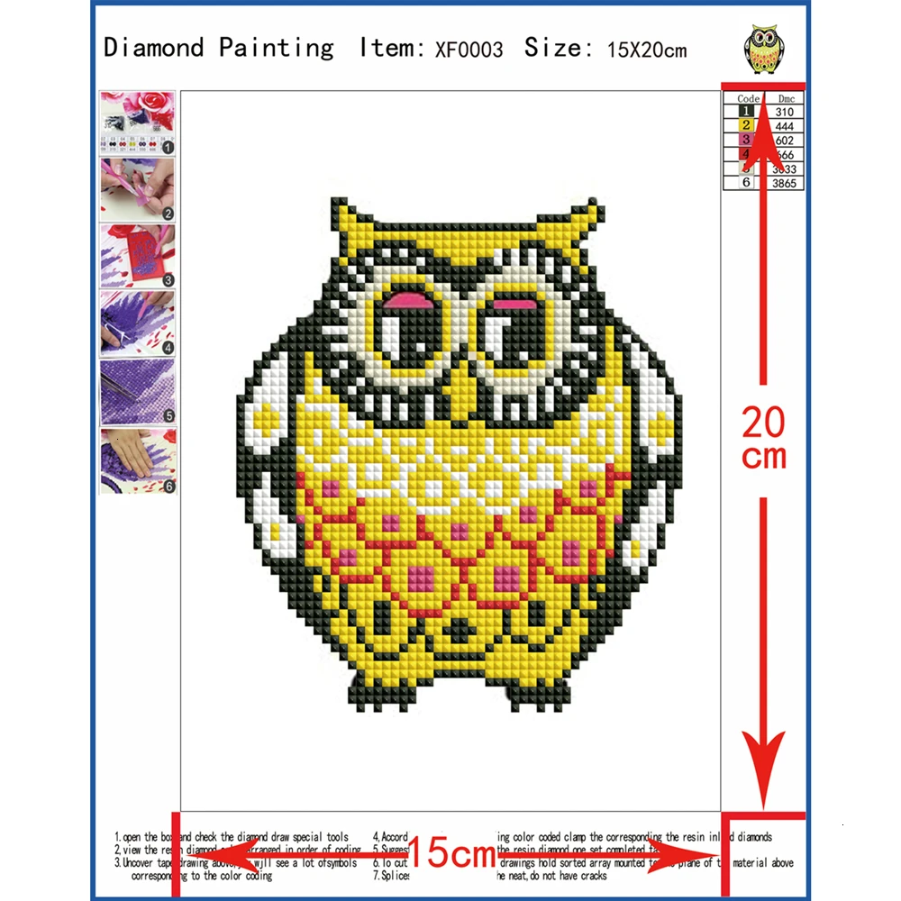 Сова полный квадрат/круглые камни животные мультфильм 5D алмазная картина Алмазная вышивка Алмазная мозаика алмазная живопись рукоделие