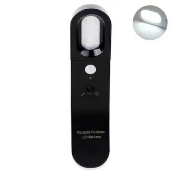 

USB Rechargeable Sensor Night Light Human Body Infrared LED Lamp for Bedroom Q0KF