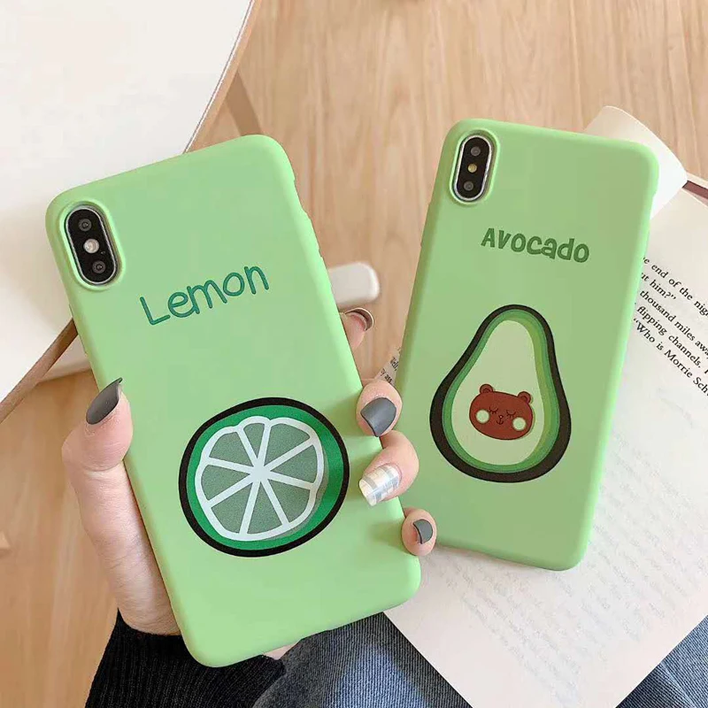 

Soft tpu phone case for iphone6 6s 6plus 7 7plus Lemon summer back cover for iphone case 8 8plus X XS XR for iphone11pro Max