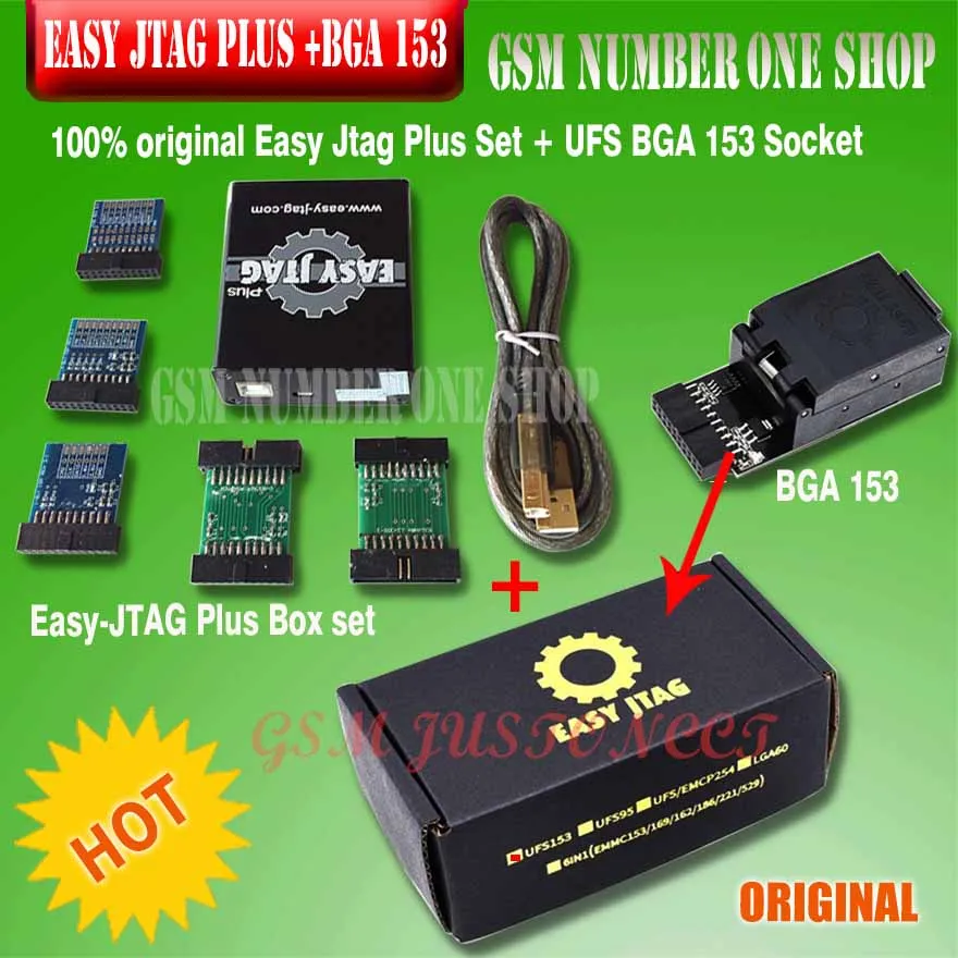 2021 100% оригинальный новый z3x-легкий Jtag Plus Набор + UFS BGA 153 розетка для Φ puls Box Set |