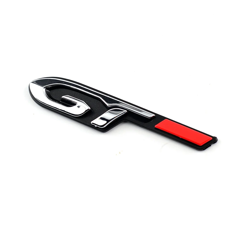 

GT Emblem Car Front Fender Badge Adhesive Sticker For Peugeot 3008 4008 5008