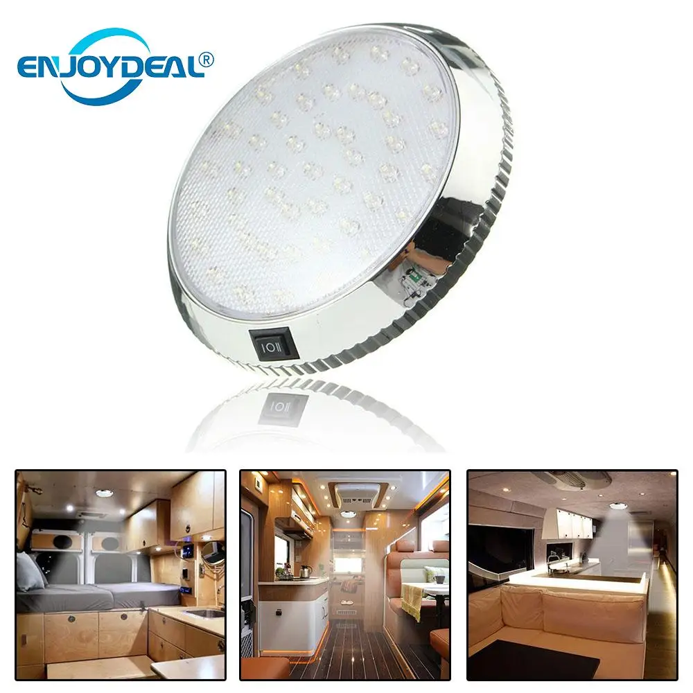 1 x led 12V lumière lampe intérieur caravane camping-car bateau tubes courts 330MM interrupteur on/off