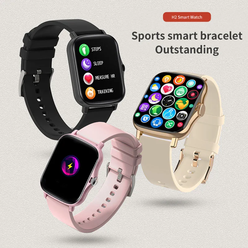 F1 Smart Watch Men Women Smartwatch Heart Rate Blood Pressure Monitor Fitness Tracker Bracelet For Android And IOS | Электроника
