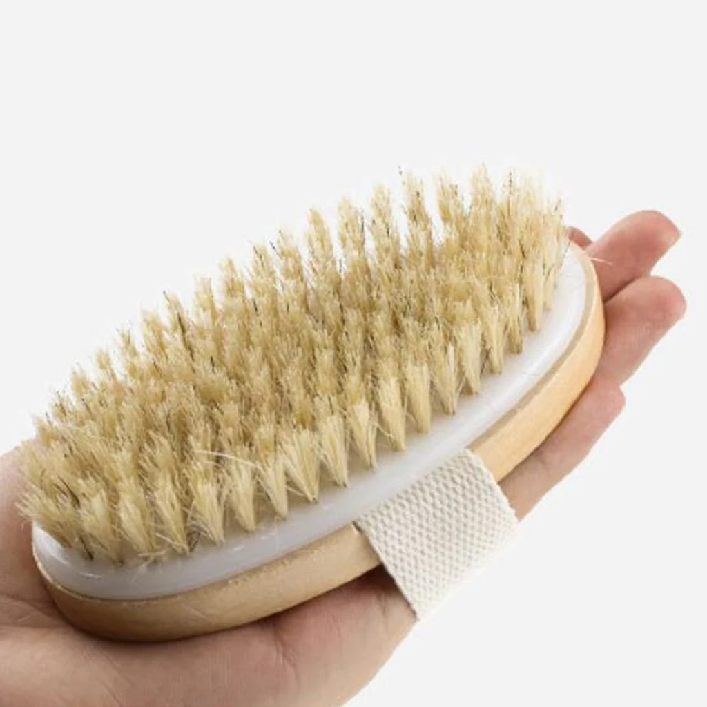 Body Brush for Wet or Dry Brushing - Gentle Exfoliating for Softer, Glowing Skin - Get Rid of Your Cellulite and Dry Skin