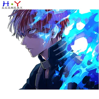 

DIY Diamond Painting Cross Stitch cartoon Japan Anime My Hero Academia Square Diamond Embroidery Home Decoration Mosaic Kits