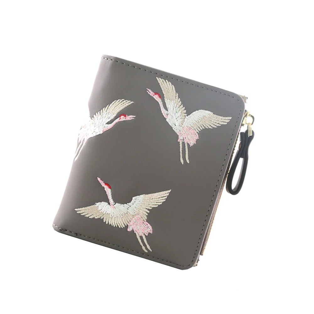 

2020 Women Wallet Card Holder Cute Short Wallet Card Bags PU Leather Women Wallets Purses Female Coin Purse Money Bag