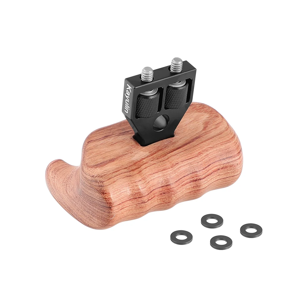 Ручка Kayulin с деревянной ручкой правая рукоятка винтом 1/4 для камеры DSLR клетка