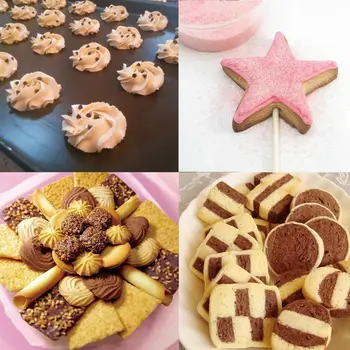 

26pcs Cutter Stainless Steel Slicer Geometric Shapes Mini Kitchen Cookie Moulds Cristmas Cake Decorating Tools Fondant Molds