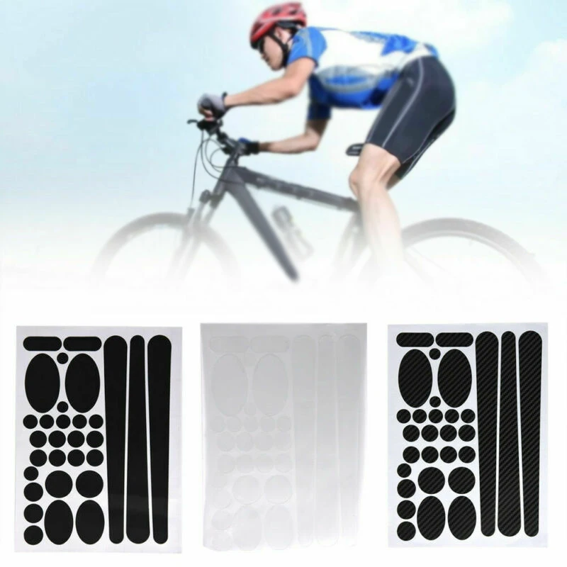 Mountain Bicycle Protective Gear Mountain bike film skin sticker bike care chain posted folding car line tube anti-scratch