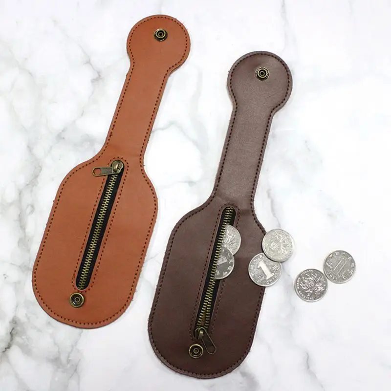 

Mini Coin Purse PU Leather Racket Snap Belt Multi-Tool Storage Bag