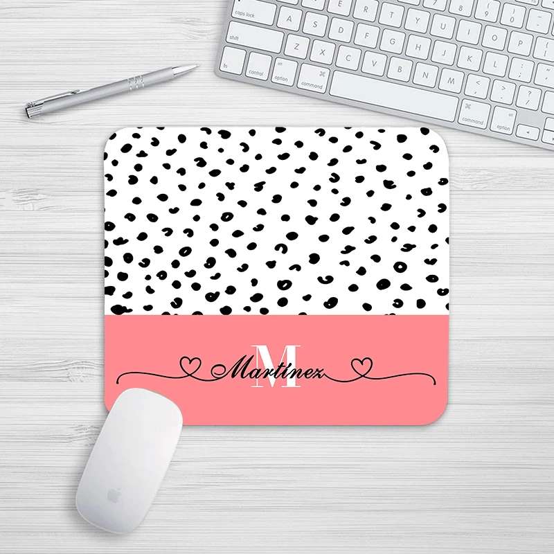 Your Name Mousepad for Gaming Laptop Computer Desk Mat Mouse Pad Wrist Rests Table Mat Office Desk Set Accessories