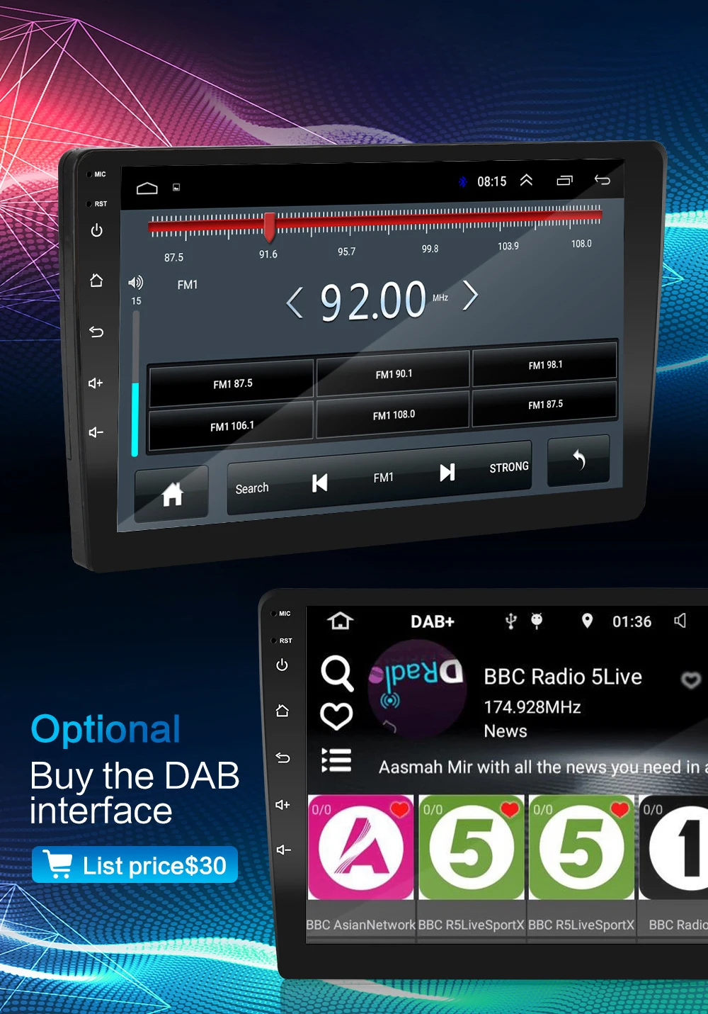 " с DSP 4G чистый автомобильный мультимедийный плеер 2 din Android автомобильный стерео радио Bluetooth wifi Аудио Mirrorlink MP5 плеер для Toyota