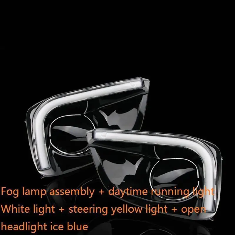 Luces Para авто Drl Assessoires дневные ходовые огни Светодиодные Автомобильные фары передние противотуманные фары 14 15 16 для Toyota Vios