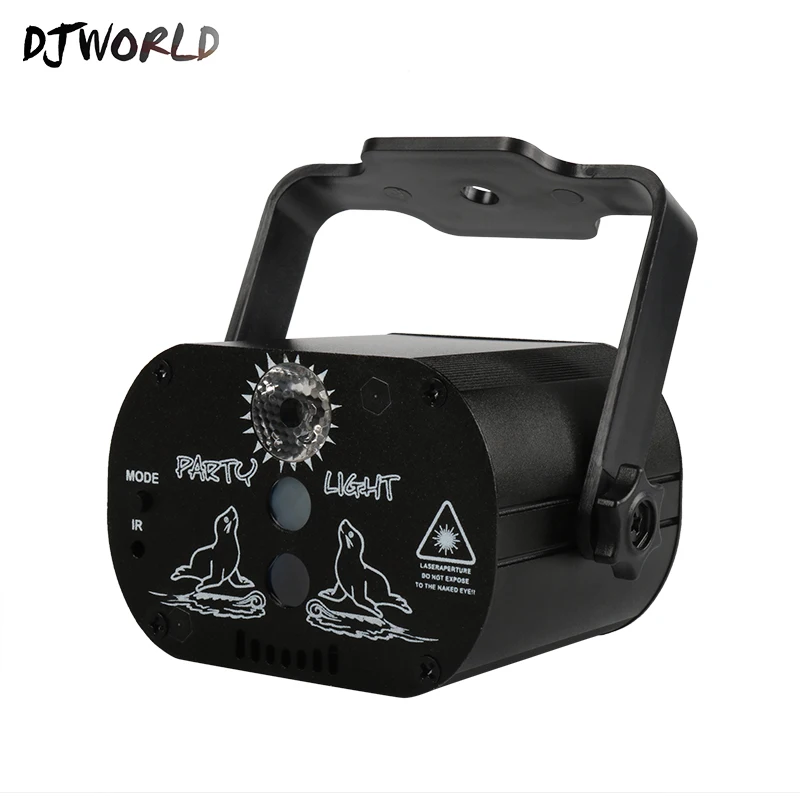 

Djworld New Arrival Wireless Charging Mini USB60 Laser Lamp RGB Moving Head Lighting With High Power For DJ Nightclub Party