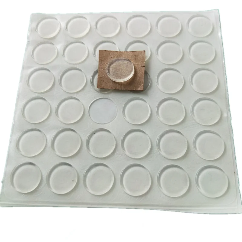 borracha antiderrapante preta clara silicone amortecedor 05