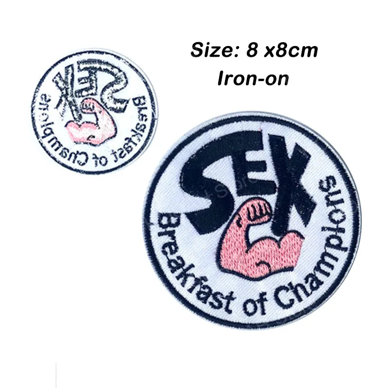 IRON А-стиль позиция сексуальный патч секс инструктор первый занятие бесплатно патч смешной веселый Мотоцикл Байкер любящая нашивка аппликация значок - Цвет: IRON
