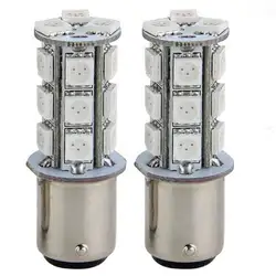 AAAE Top-2x1157 SMD 5050 18 Красный светодиодный автомобильный стоп-сигнал лампа