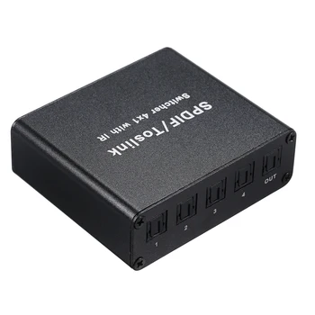 

4*1 Switcher with IR Remote Control SPDIF TOSLINK Digital Optical Audio