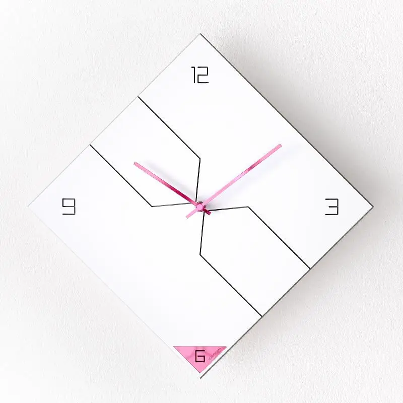 Модные подвесные настенные часы современный дизайн бесшумные часы в европейском стиле настенный Декор для дома 30 см подарок на день рождения - Цвет: F