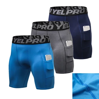 

5 colors Summer Running Shorts Men Side pockets Quick Dry GYM Sport Shorts Fitness Jogging Workout Shorts Men Sports Short Pants