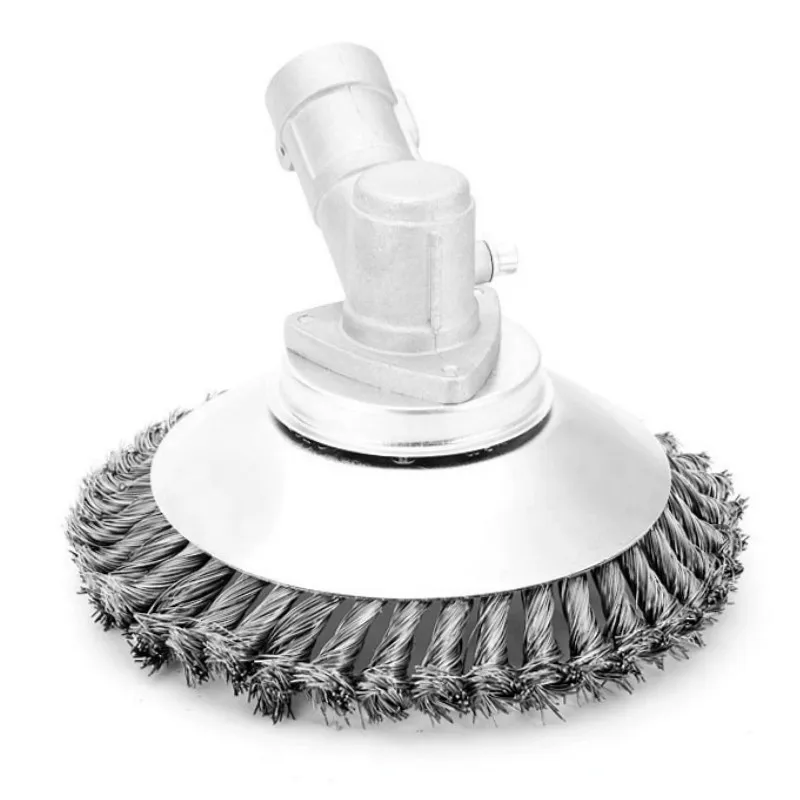 8/6 Inch Steel Wire Grass Trimmer Head Derusting Weeding Wheel ...