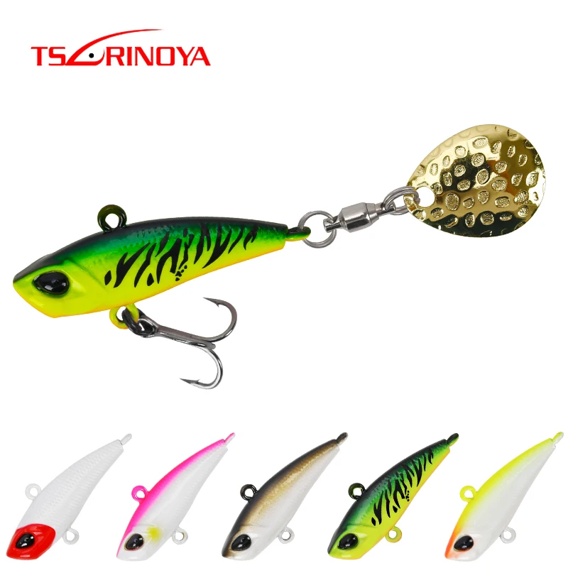 TSURINOYA Spinner VIB Fishing Lure Set SPIN MT 12g 17g Sinking