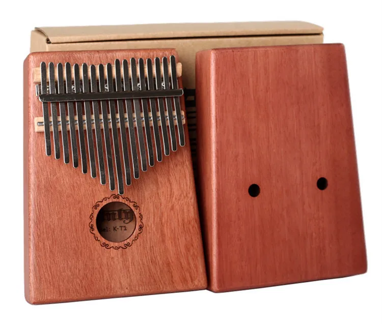 Kalimba 17 key midi клавиатура универсальная «пианино для больших пальцев» Kalimba Mbira и сумка на плечо сумка для ключей сумка-тоут