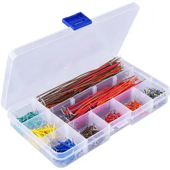 

Wire Jumper kit Pre-striped Supplies Set 14 Lengths Assortment Breadboard