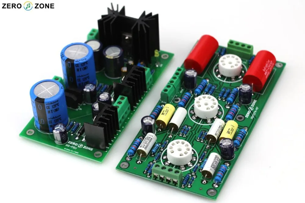 ZEROZONE PRT11A 6N8P(6SN7) Tube Preamplifier Board/ Kit Base On Gary