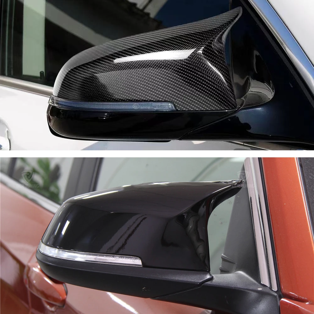 M Style Rear View Side Mirror Cover Caps For BMW 5 6 7 Series LCI F10 F18 F11 F06 F07 F12 F13