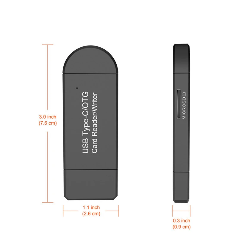 USB 3 0 устройство для чтения карт памяти Type c OTG android адаптер кардридер micro SD TF microsd