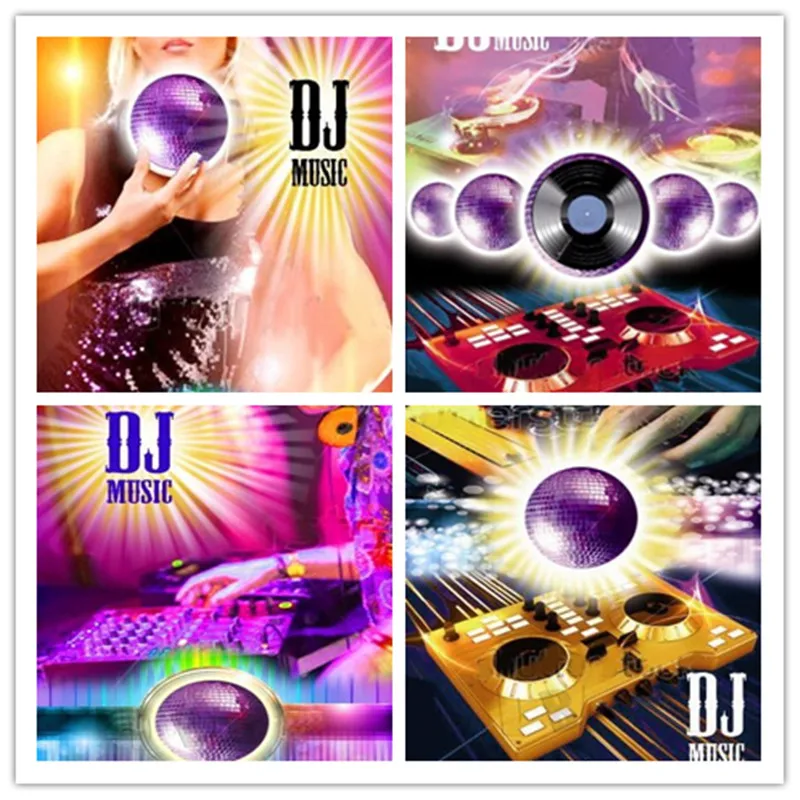 

DIY Full Diamond Painting Cartoon Night Club DJ Bar NEW Diamond Embroidery Cross Stitch Decor Picture