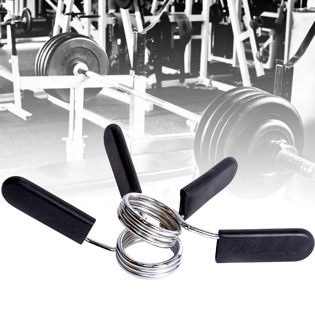 2pcs 24/25/28mm Spinlock Collars Barbell Collar Lock Dumbell Clips Clamp Weight lifting Bar Gym Dumbbell Fitness Body Building 3