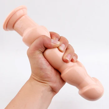 Huge Big Dildo Super Large Anal Beads Strong Suction Cup Soft Silicone Sex Toys for Women Female Masturbation Anus Expansion 4