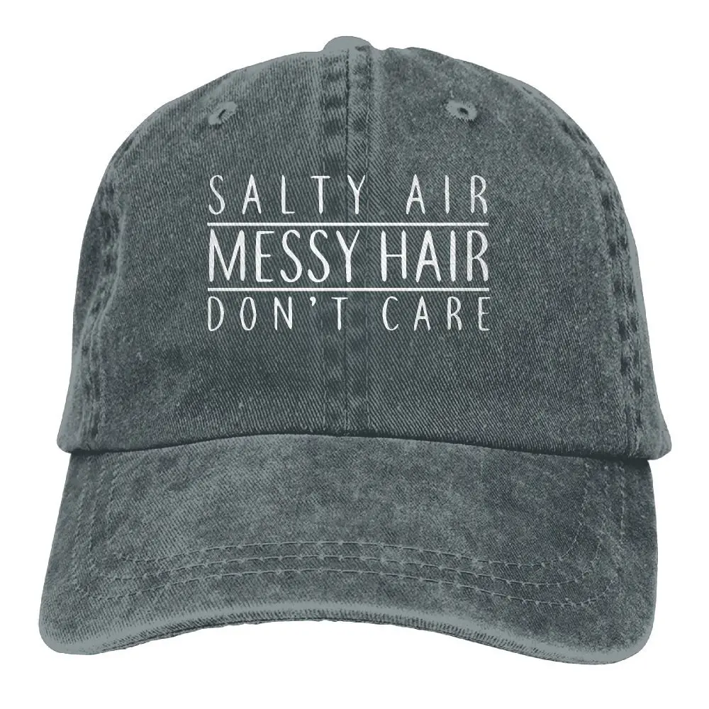 Бейсбольная кепка Salty Air Messy Hair Don't Care-1 Женская Бейсболка s Регулируемая шляпа для папы