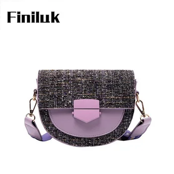 

Finiluk Fashion Girl Shoulder Bag Women Casual Tote Bag Leather Beach Handbag Saddle Bag Woven Bags BIZ215 PM49