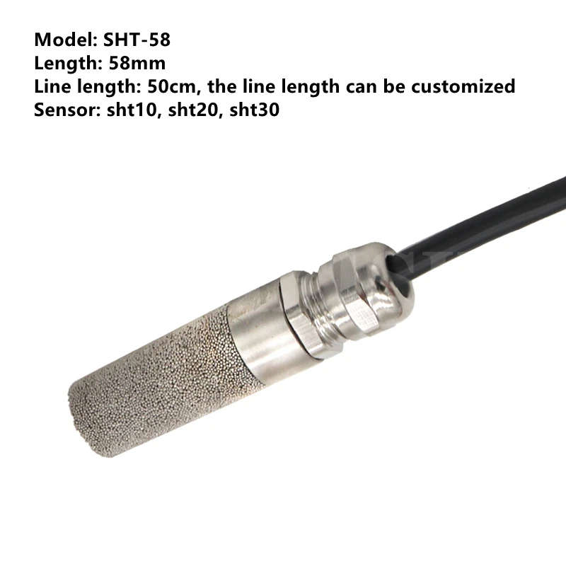 

Temperature and humidity sensor SHT30 SHT20 SHT35 temperature and humidity detection module metal probe protective cover