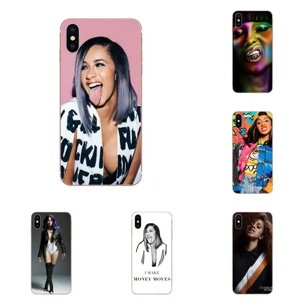 Unny девушка Cardi B шаблон ТПУ для sony Xperia Z Z1 Z2 Z3 Z4 Z5 compact Mini M2 M4 M5 T3 E3 E5 XA XA1 XZ Премиум