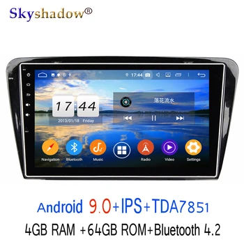 

10.1" TDA7851 IPS Android 9.0 For Skoda Octavia 2014-2016 64GB ROM 8core Car DVD Player GPS Glonass RDS Radio wifi Bluetooth 4.2