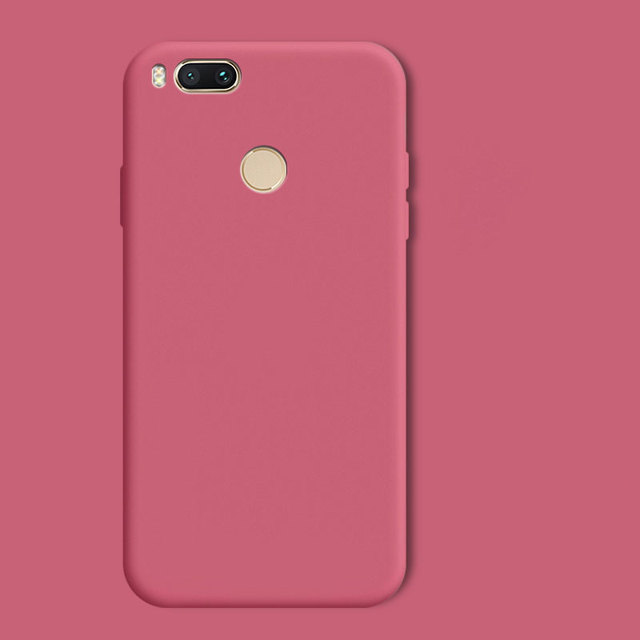 Case For Xiaomi Mi a1 5X luxury Matte Liquid soft Silicone Phone Cases For Xiaomi MiA1 Mi 5X mi A1 back Cover armor Coque