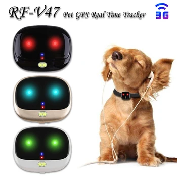 

Best Mini GPS Pets Tracker RF-V47 Cat Dog GPS GSM Tracking Device with Waterproof IP67 Voice Monitor Two-way Voice Communication
