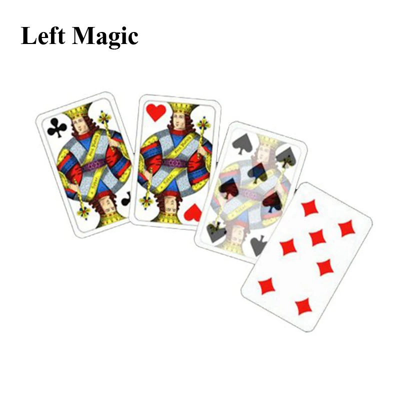 Jumbo King's Problem волшебные фокусы волшебные карты изменить король исчезнуть Magia крупным планом Иллюзия реквизит для фокусов комедии